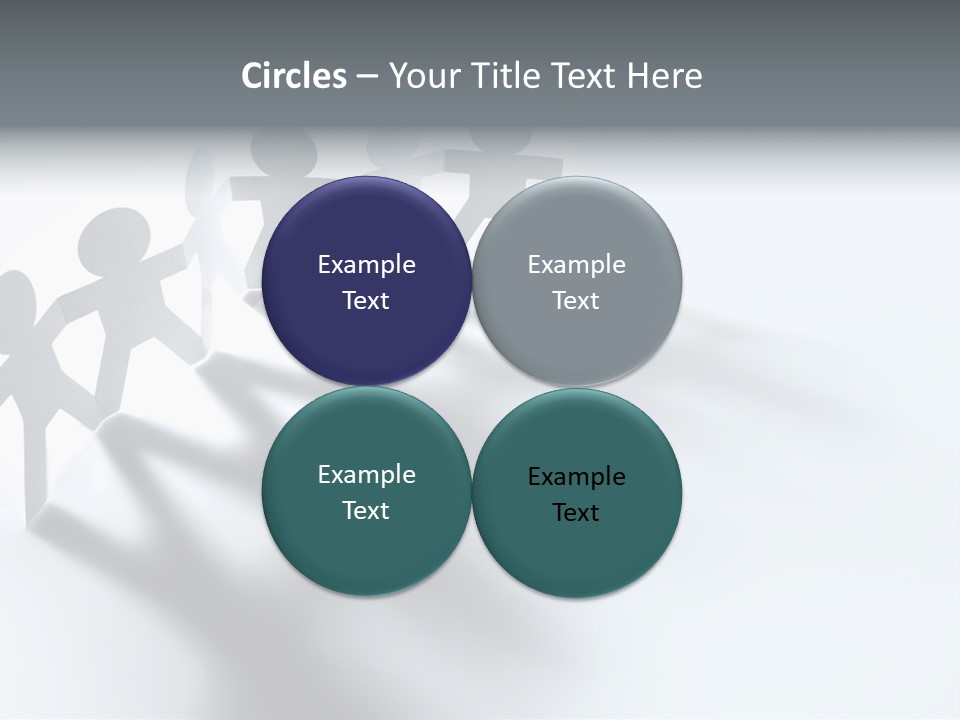 Companion Standing Friends PowerPoint Template