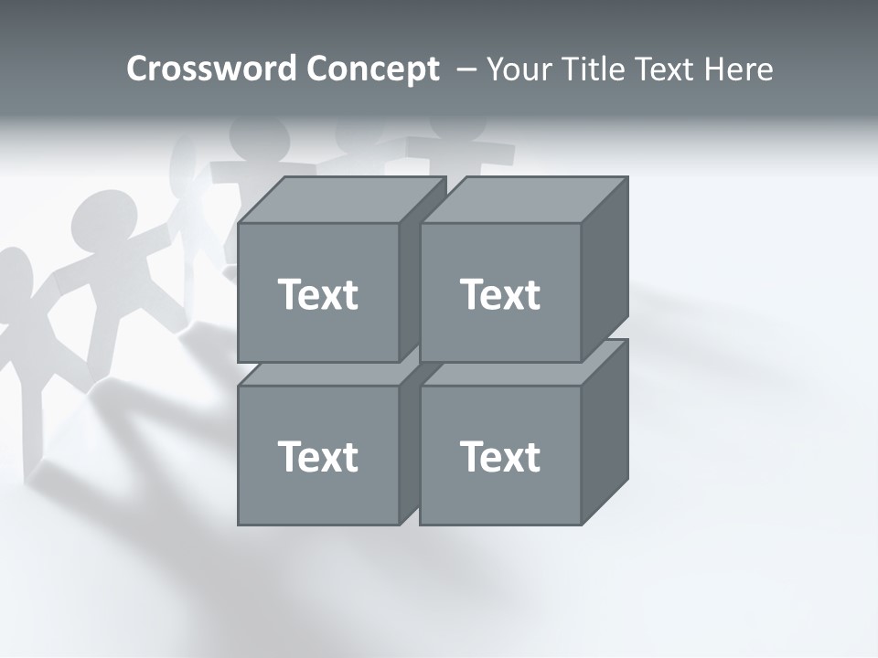 Companion Standing Friends PowerPoint Template