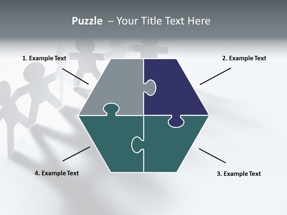 Companion Standing Friends PowerPoint Template