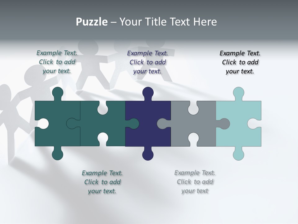 Companion Standing Friends PowerPoint Template