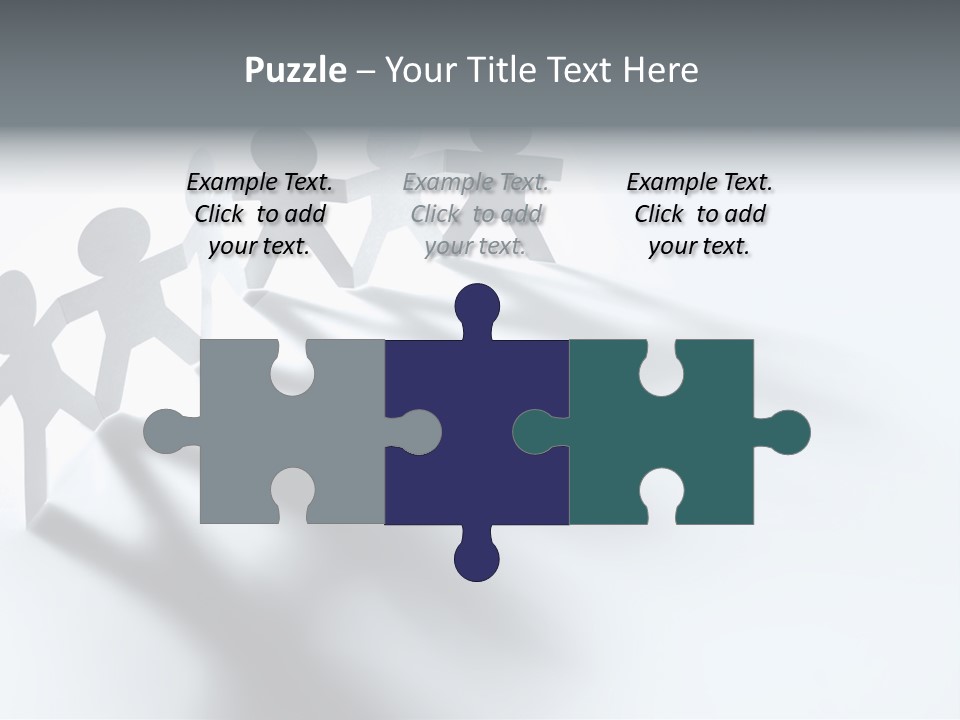 Companion Standing Friends PowerPoint Template