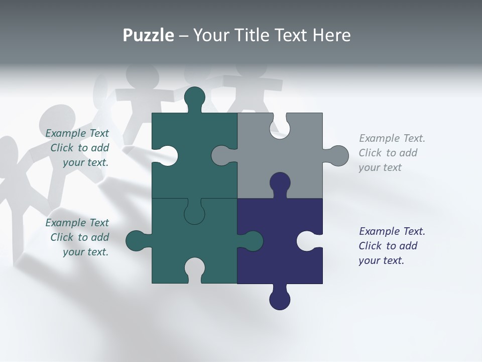 Companion Standing Friends PowerPoint Template