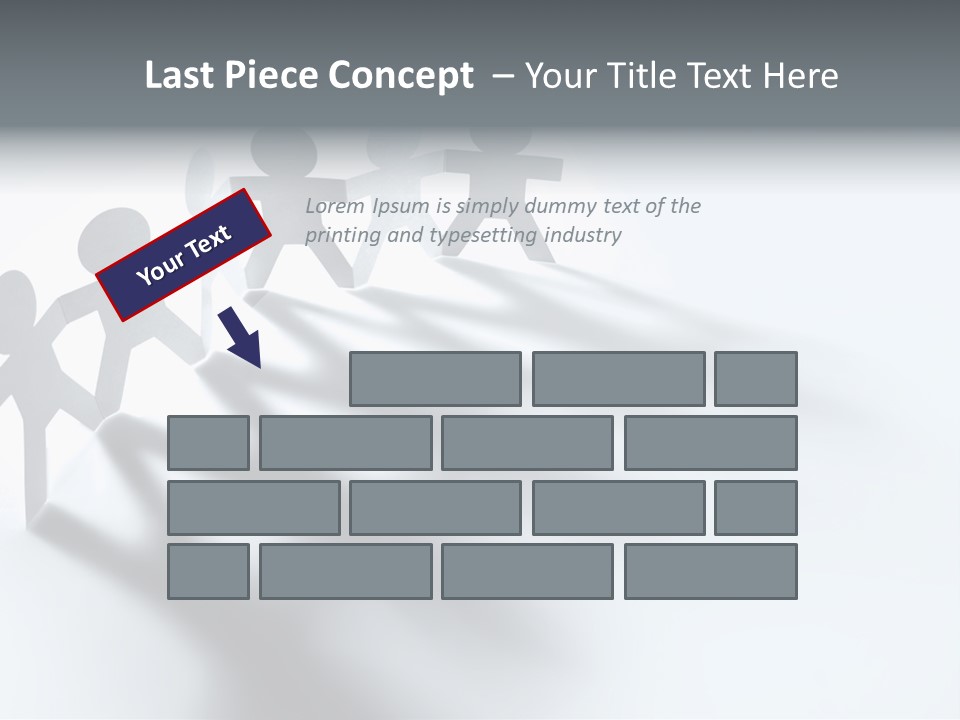 Companion Standing Friends PowerPoint Template