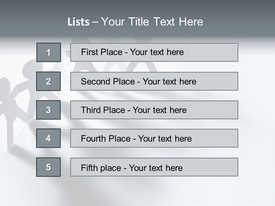Companion Standing Friends PowerPoint Template