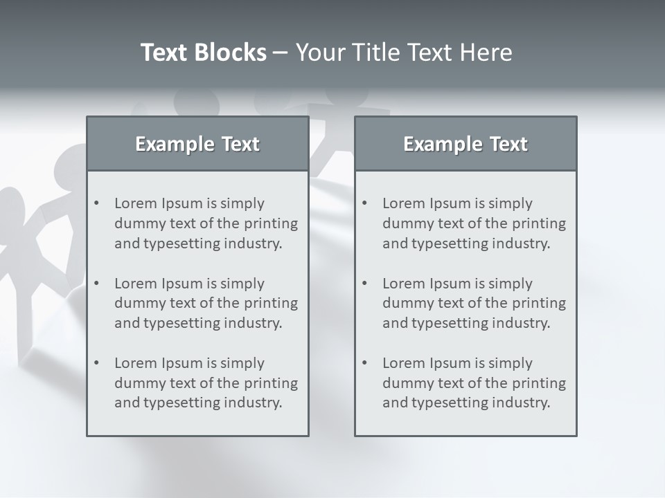 Companion Standing Friends PowerPoint Template