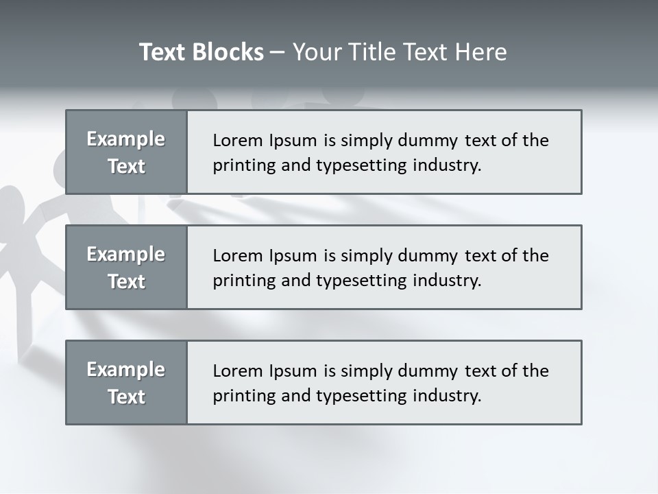 Companion Standing Friends PowerPoint Template