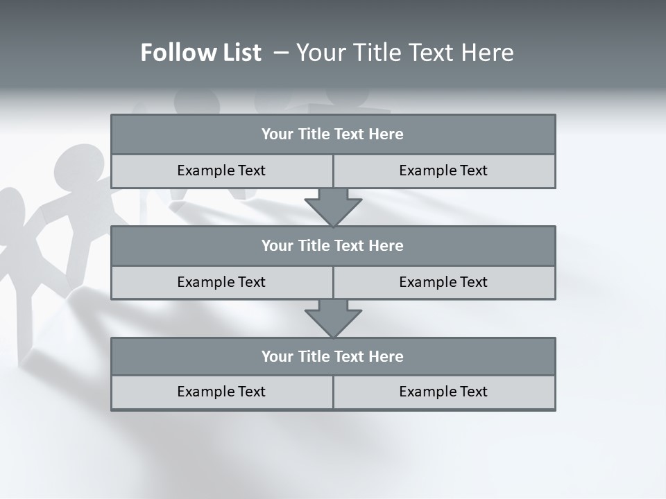 Companion Standing Friends PowerPoint Template