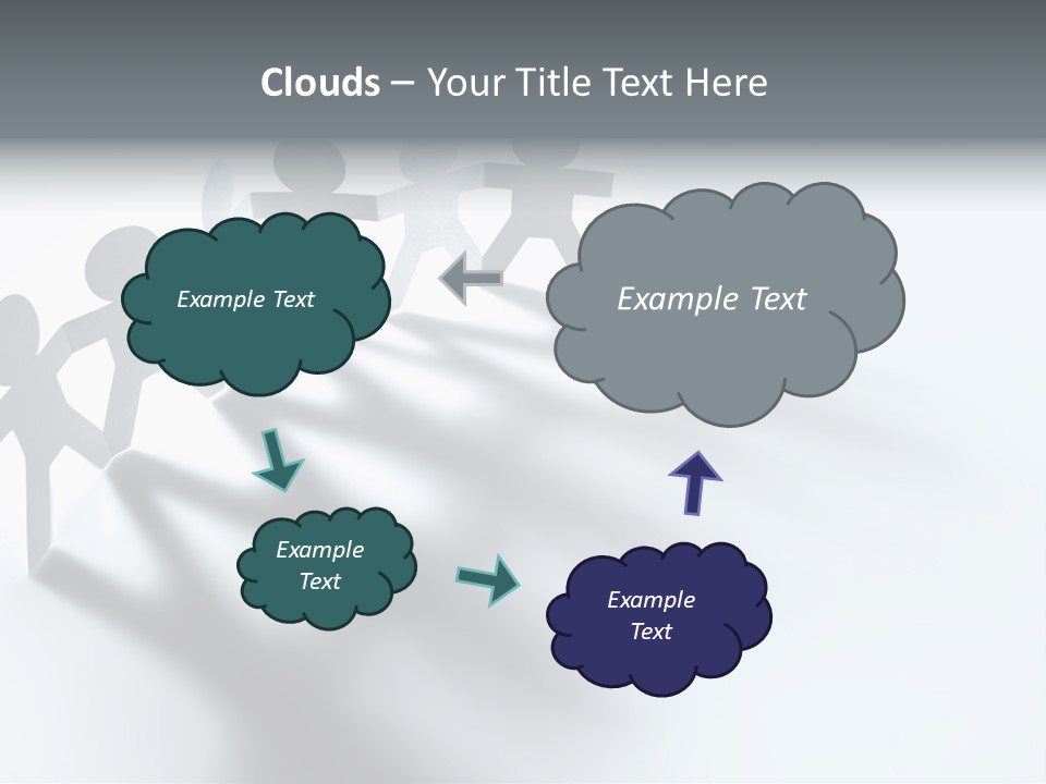 Companion Standing Friends PowerPoint Template