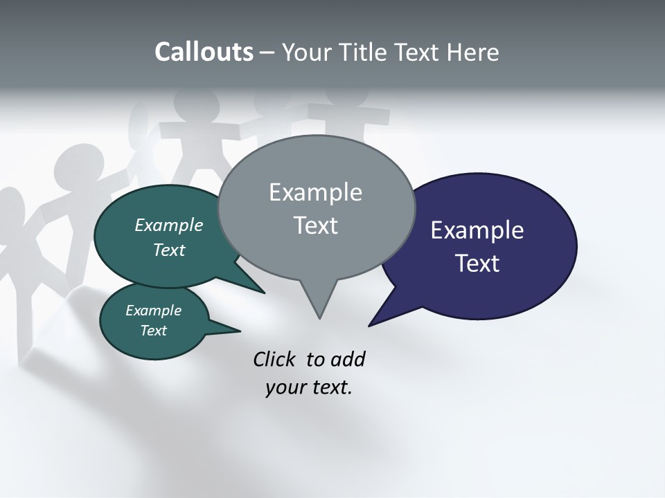 Companion Standing Friends PowerPoint Template