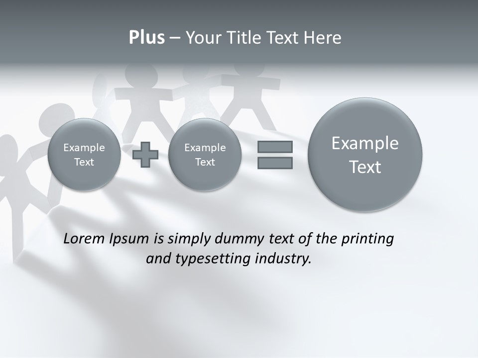 Companion Standing Friends PowerPoint Template