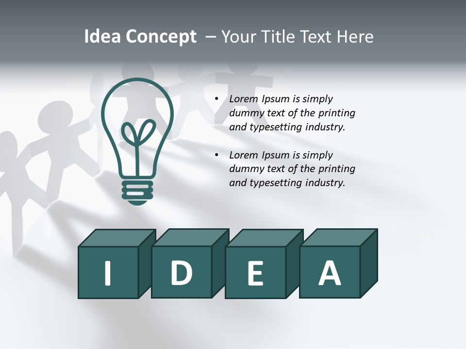 Companion Standing Friends PowerPoint Template