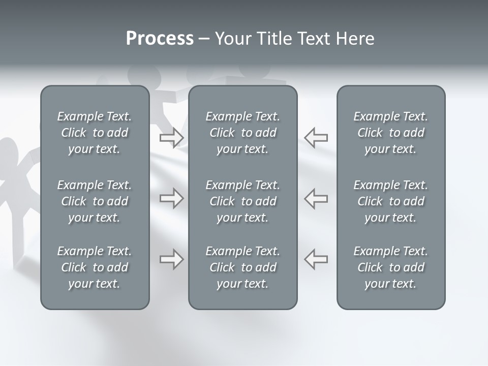 Companion Standing Friends PowerPoint Template