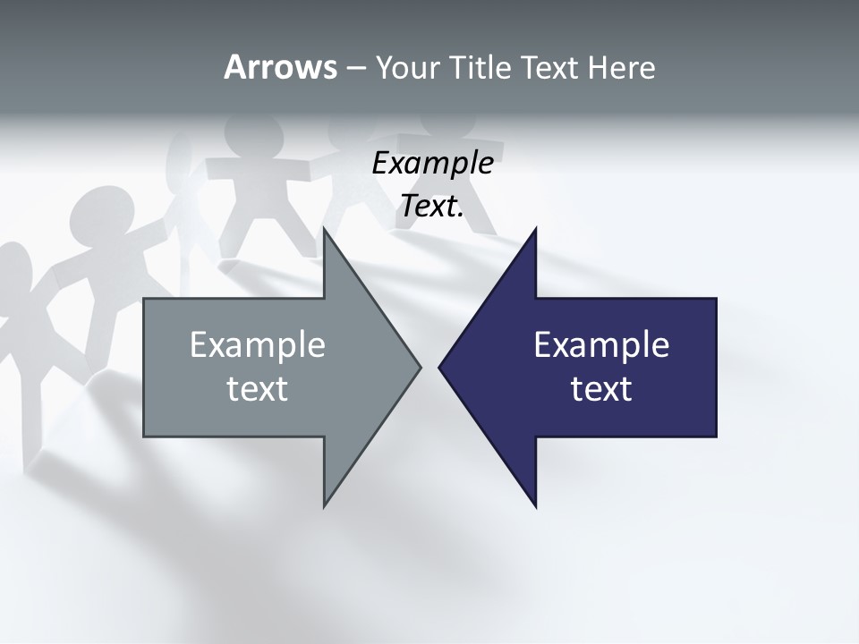 Companion Standing Friends PowerPoint Template