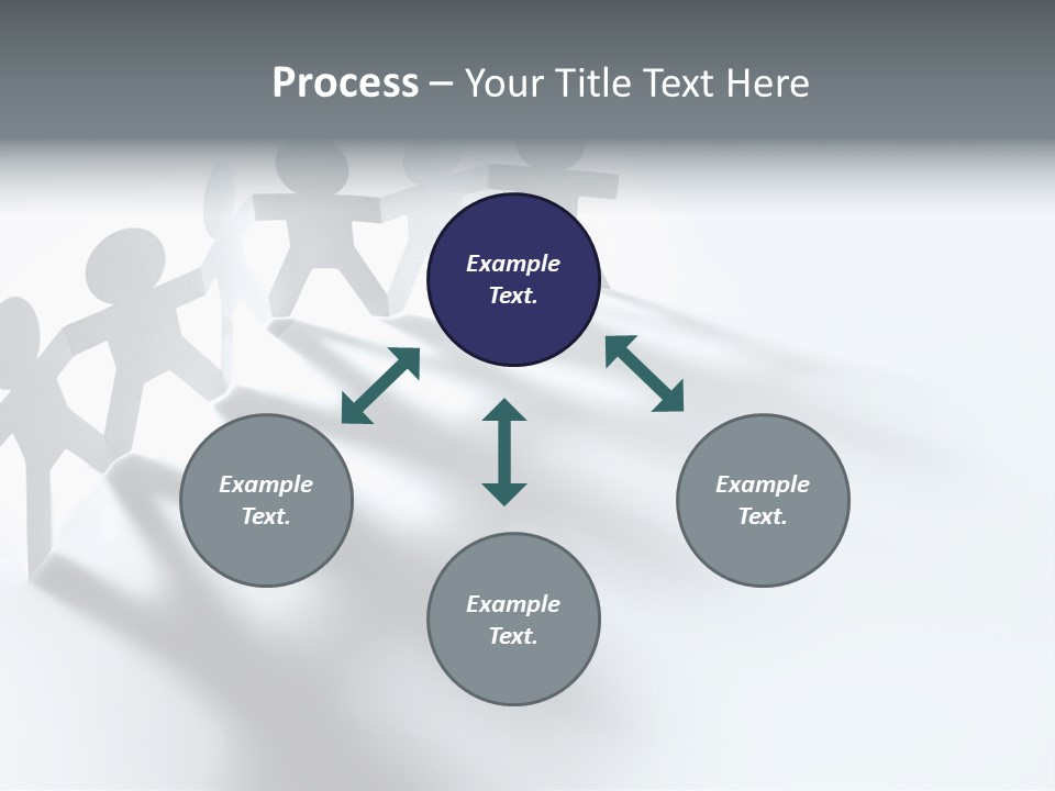 Companion Standing Friends PowerPoint Template