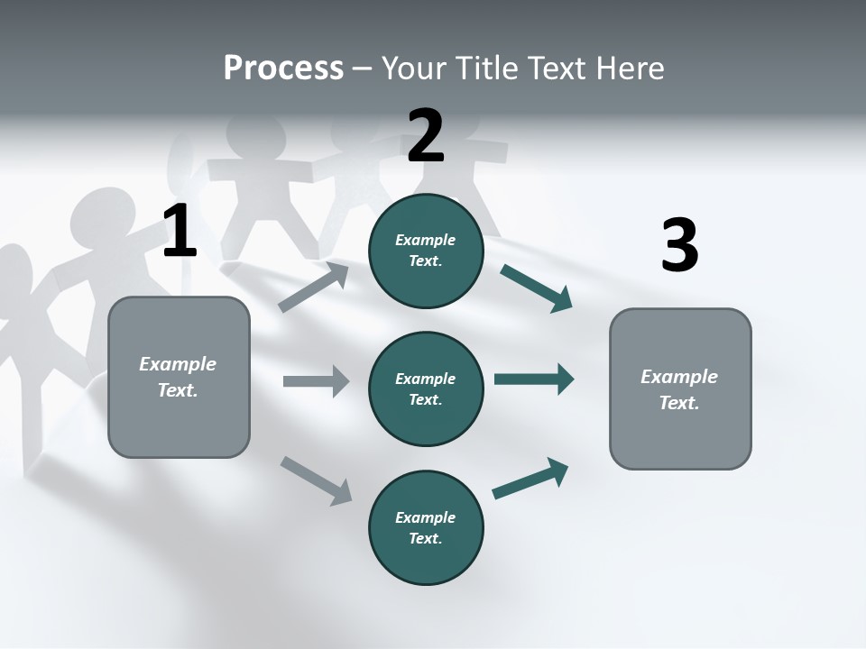 Companion Standing Friends PowerPoint Template