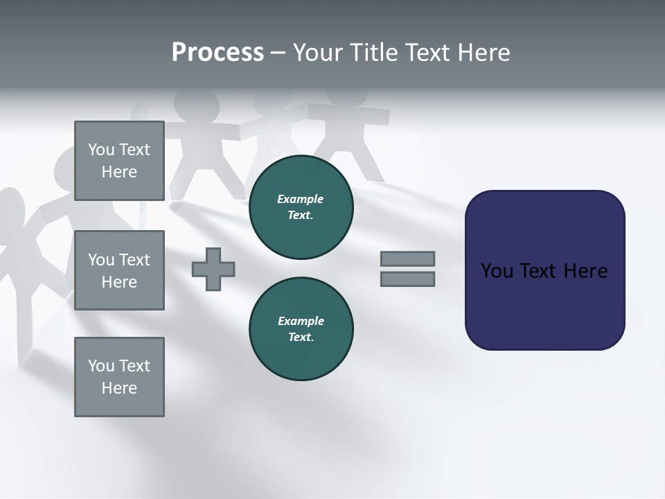 Companion Standing Friends PowerPoint Template