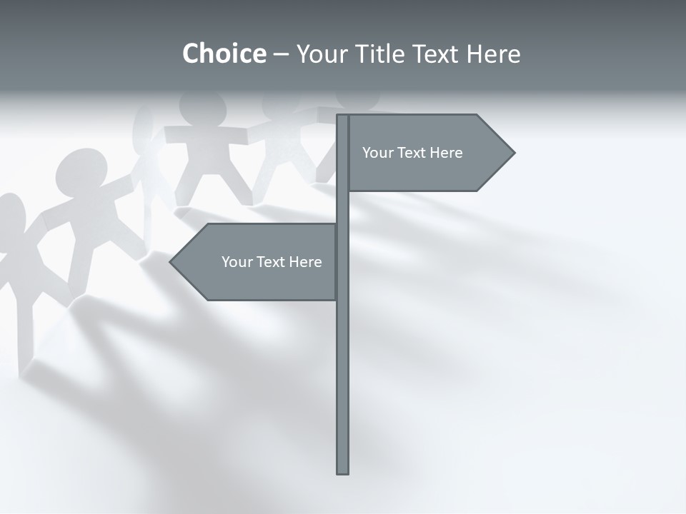 Companion Standing Friends PowerPoint Template