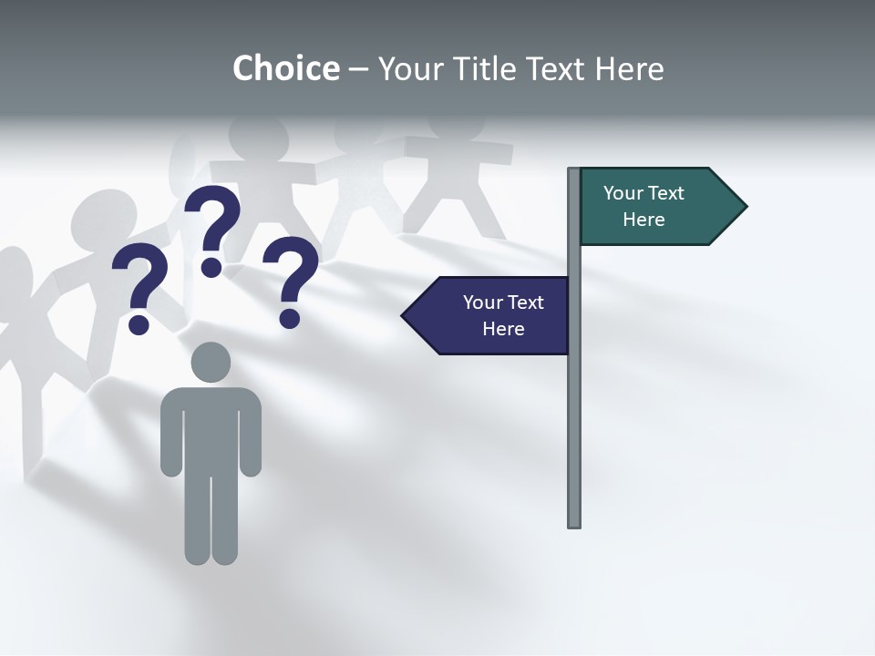 Companion Standing Friends PowerPoint Template