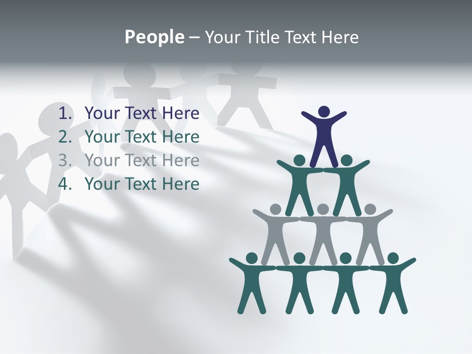 Companion Standing Friends PowerPoint Template