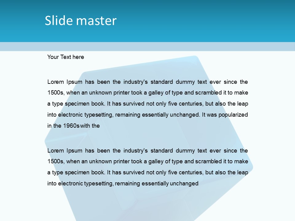Reflection Light Building PowerPoint Template