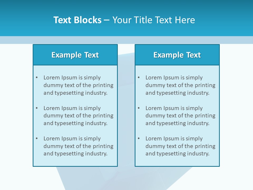 Reflection Light Building PowerPoint Template