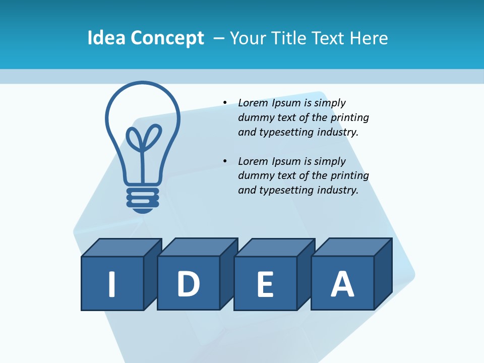 Reflection Light Building PowerPoint Template