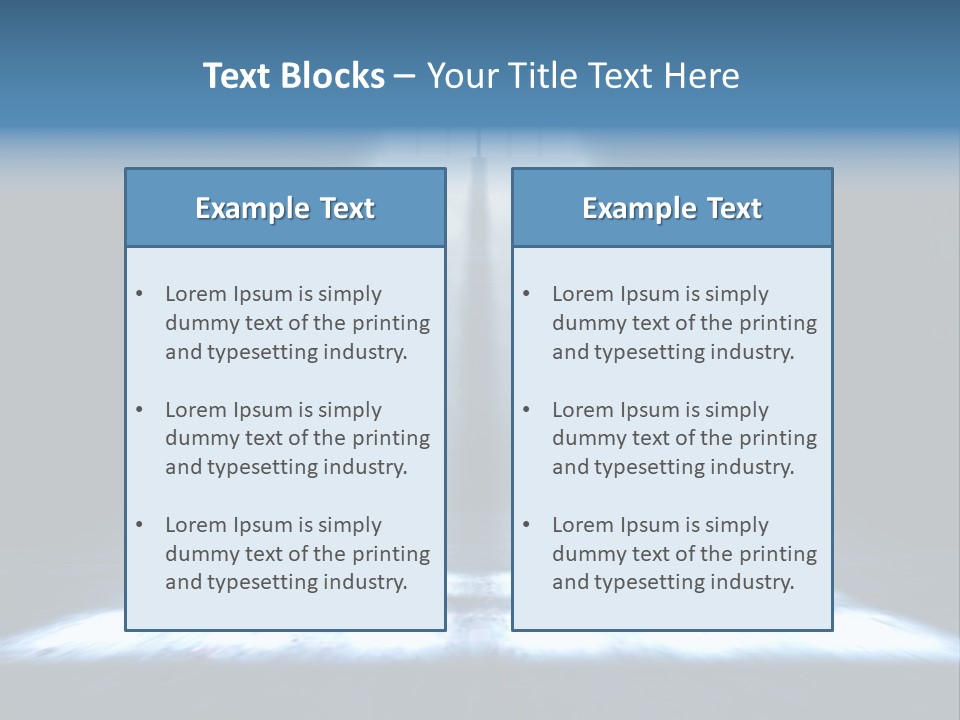 Window Gas Inside PowerPoint Template
