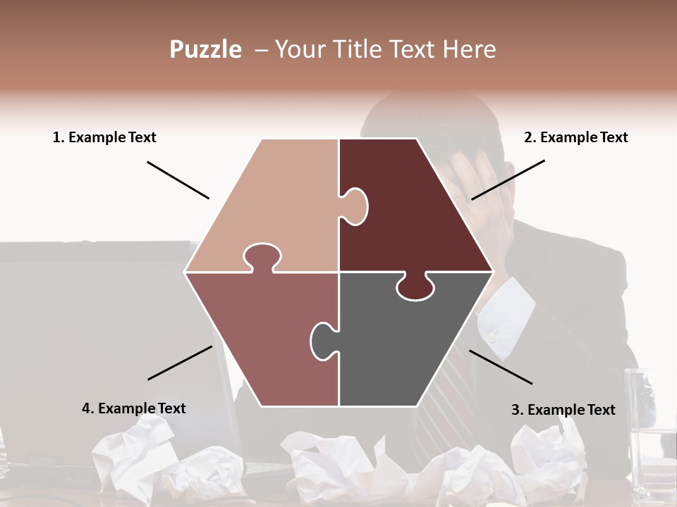 Exhausting Difficult Administration PowerPoint Template