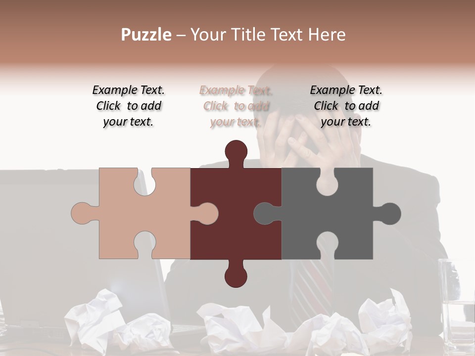 Exhausting Difficult Administration PowerPoint Template
