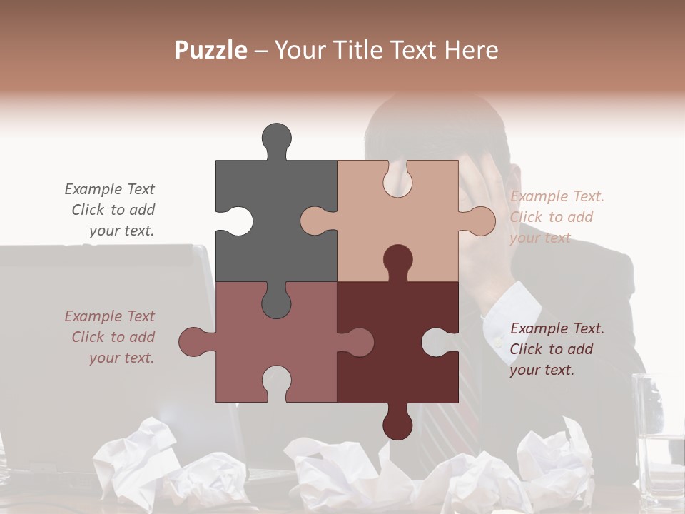 Exhausting Difficult Administration PowerPoint Template
