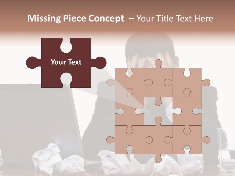 Exhausting Difficult Administration PowerPoint Template