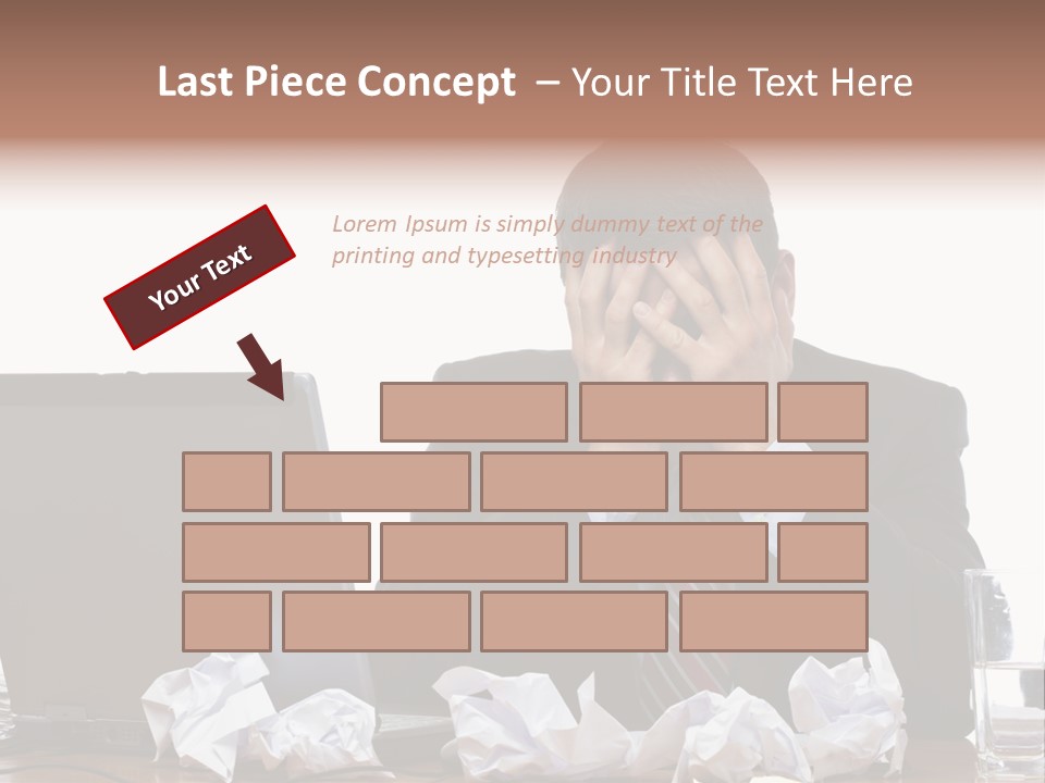 Exhausting Difficult Administration PowerPoint Template