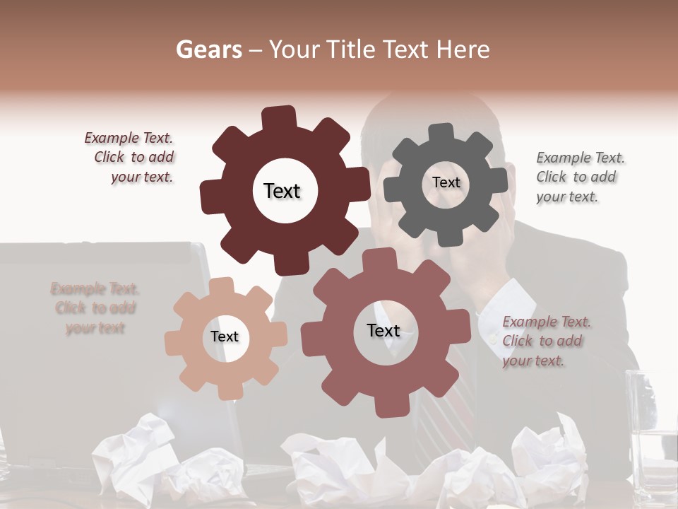 Exhausting Difficult Administration PowerPoint Template
