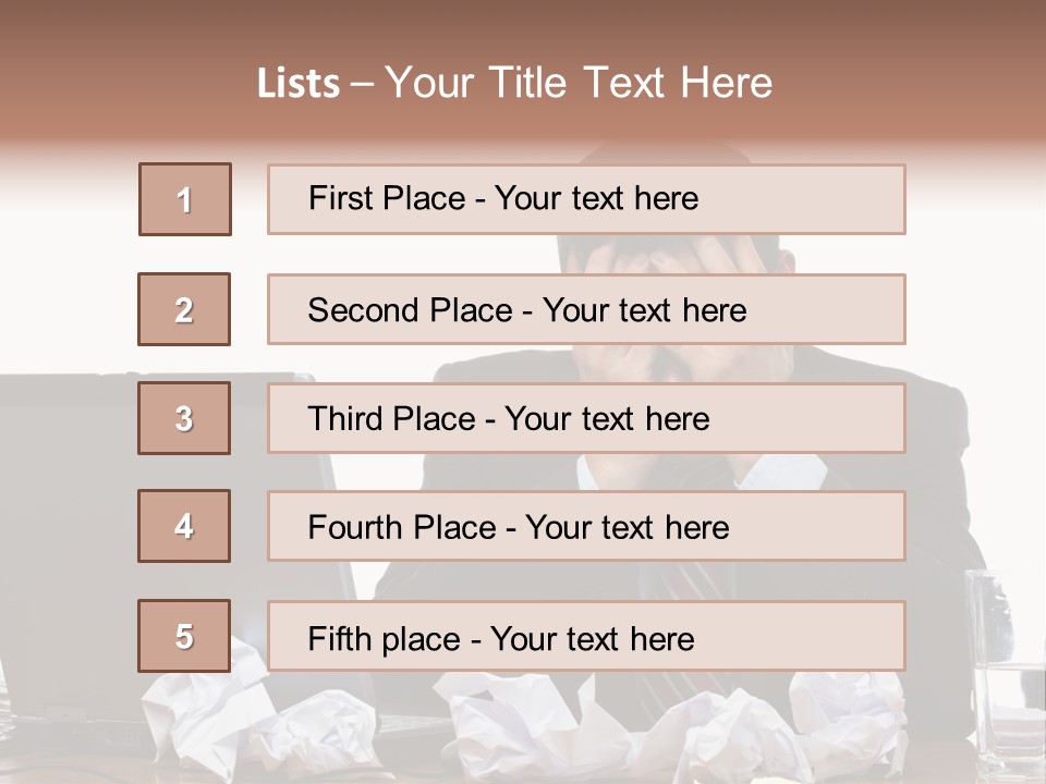 Exhausting Difficult Administration PowerPoint Template