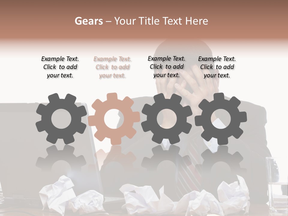 Exhausting Difficult Administration PowerPoint Template