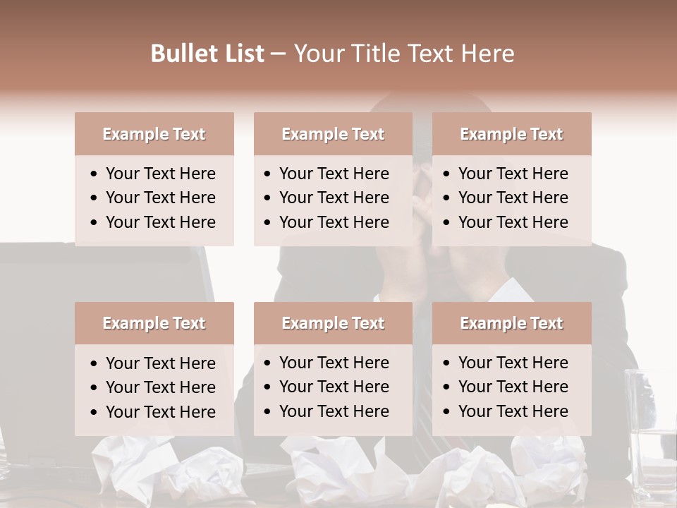 Exhausting Difficult Administration PowerPoint Template