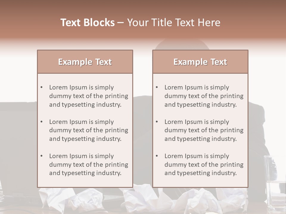 Exhausting Difficult Administration PowerPoint Template