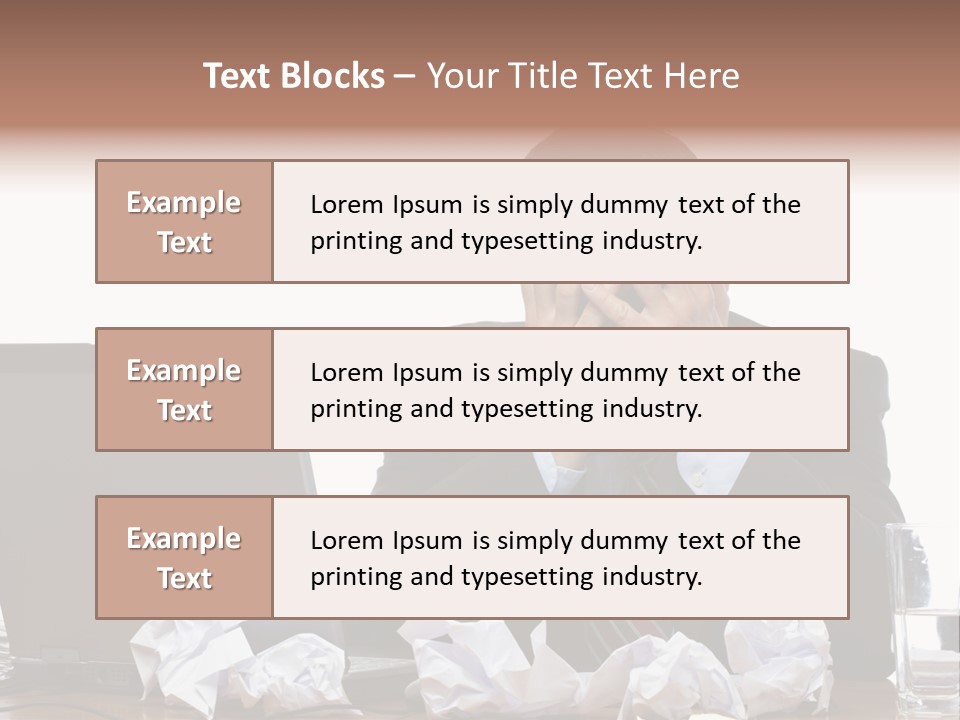Exhausting Difficult Administration PowerPoint Template