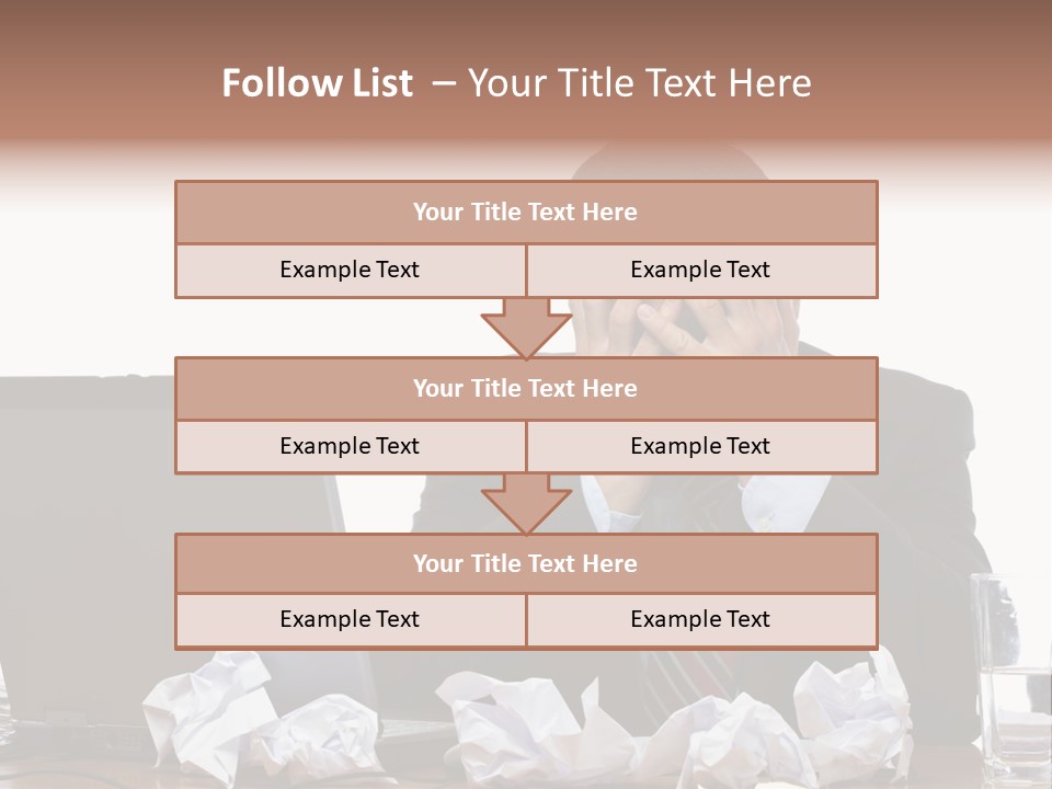 Exhausting Difficult Administration PowerPoint Template