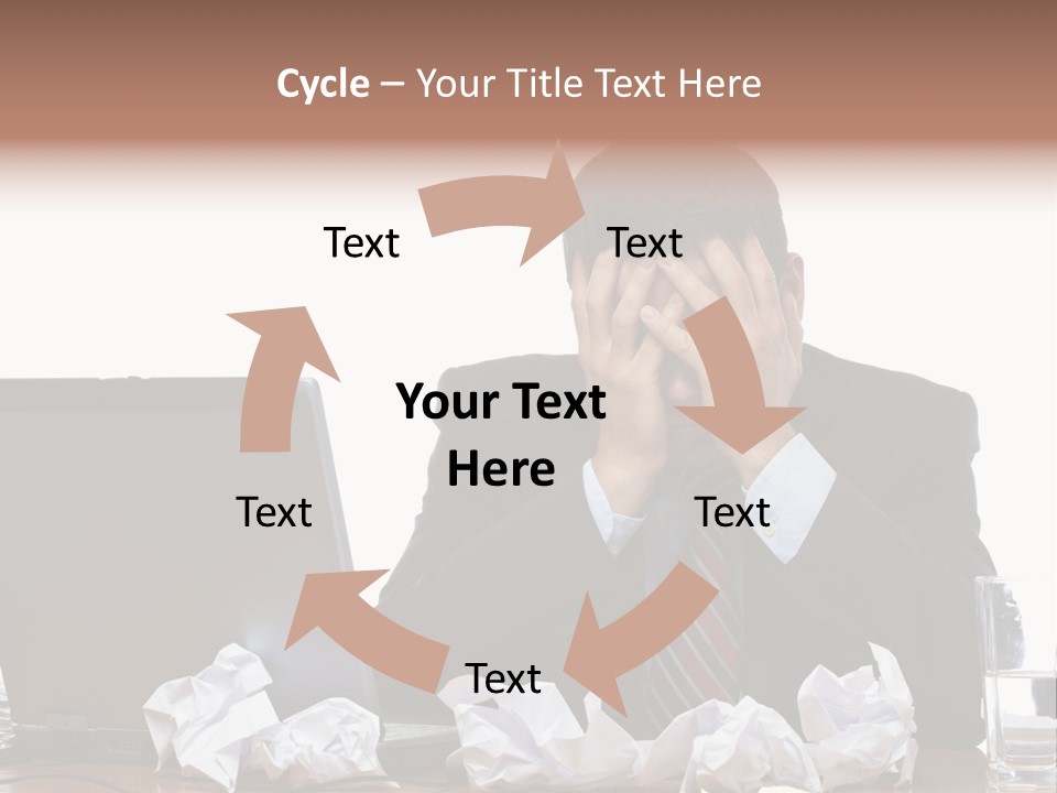 Exhausting Difficult Administration PowerPoint Template