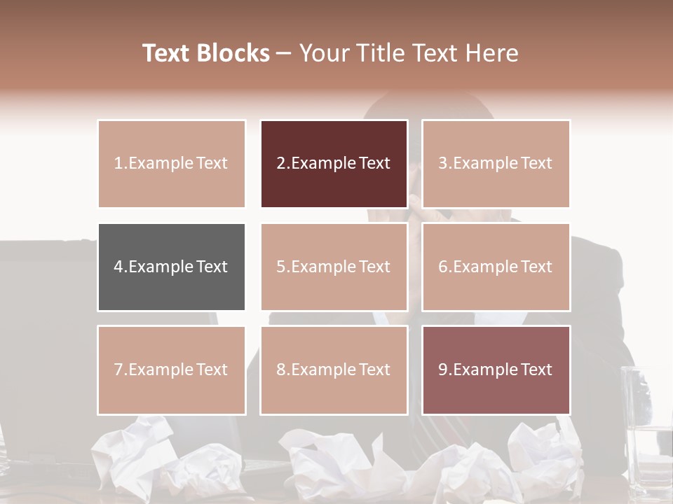 Exhausting Difficult Administration PowerPoint Template