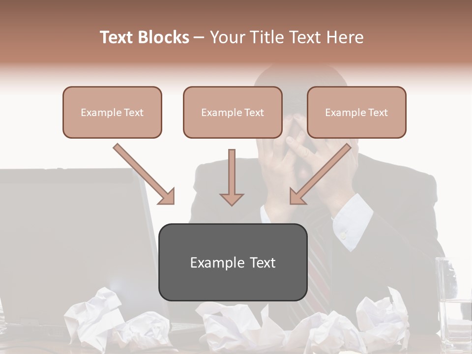 Exhausting Difficult Administration PowerPoint Template