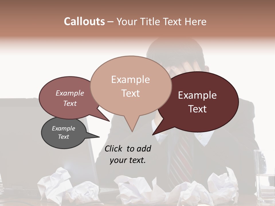 Exhausting Difficult Administration PowerPoint Template