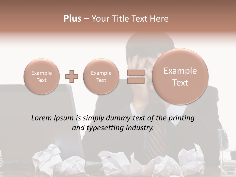 Exhausting Difficult Administration PowerPoint Template