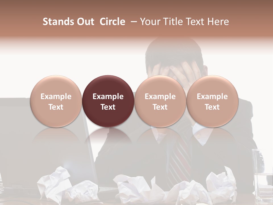 Exhausting Difficult Administration PowerPoint Template