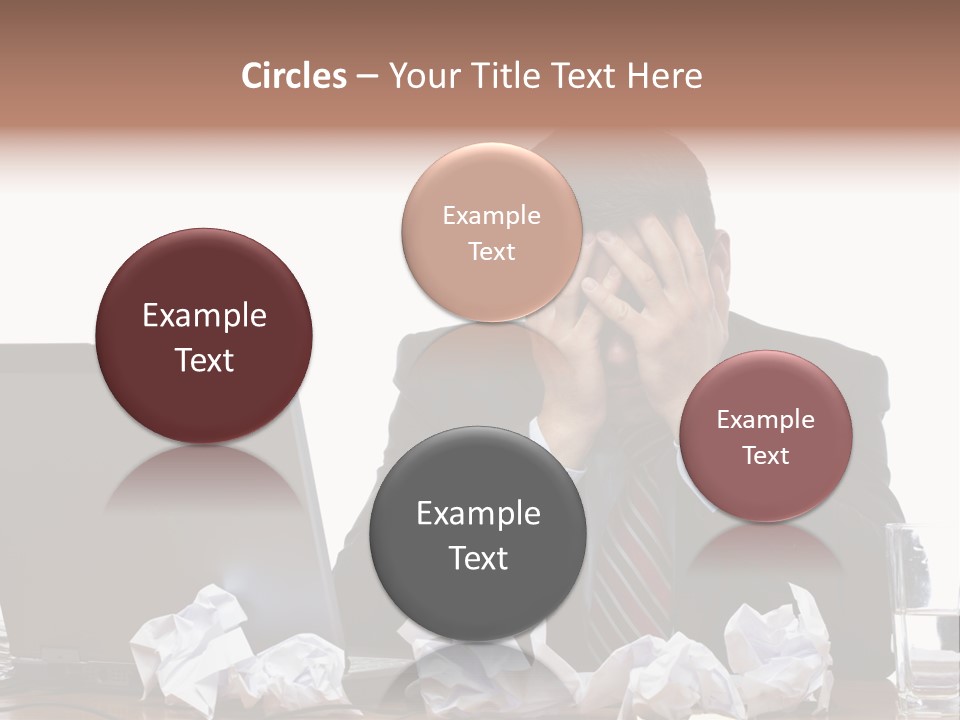 Exhausting Difficult Administration PowerPoint Template