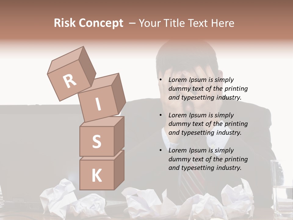 Exhausting Difficult Administration PowerPoint Template