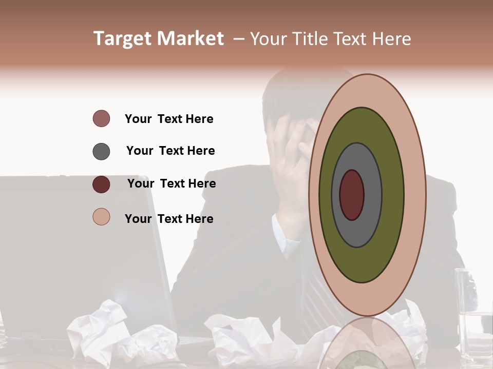 Exhausting Difficult Administration PowerPoint Template