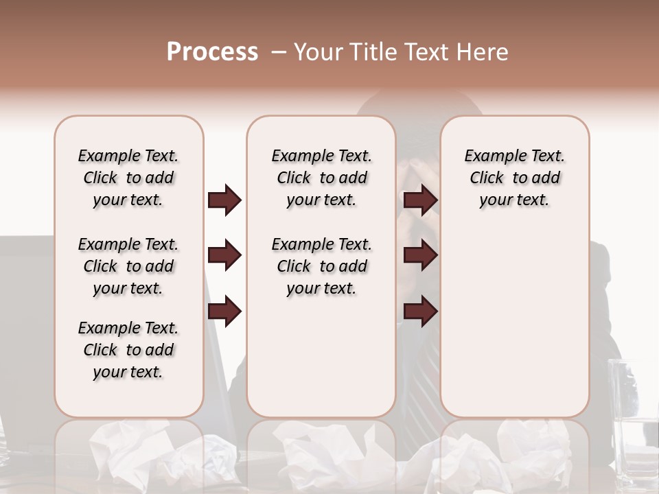Exhausting Difficult Administration PowerPoint Template
