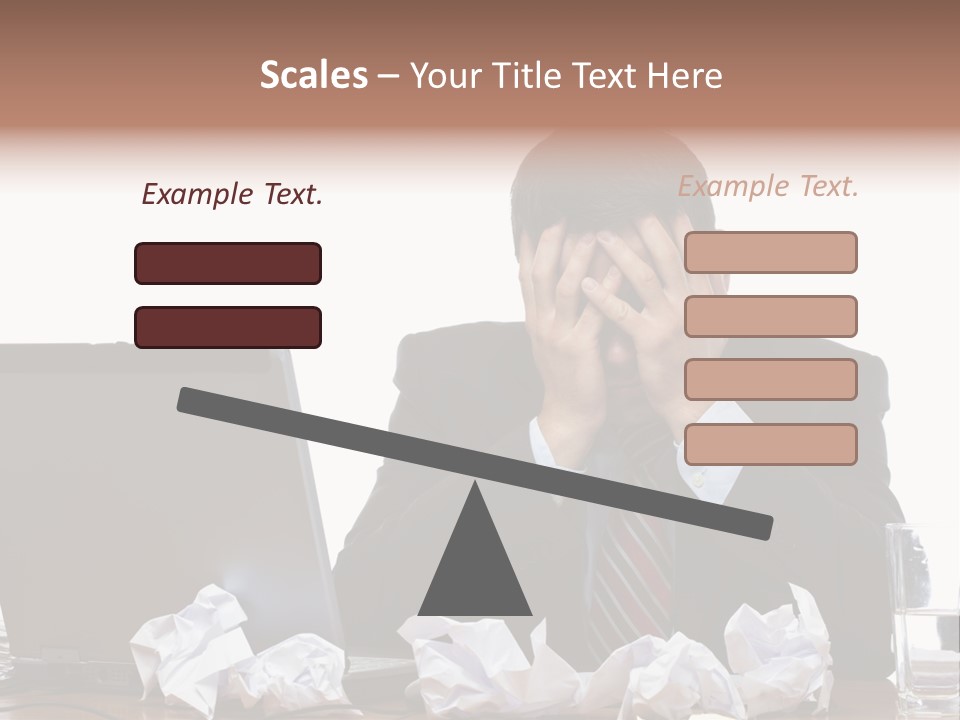 Exhausting Difficult Administration PowerPoint Template